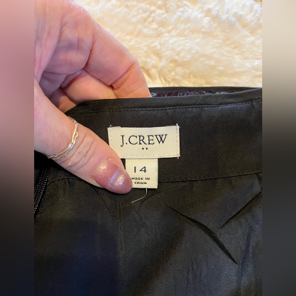 2 PC SET ~J.CREW FACTORY BLACK SRQUIN TOP & SKIRT - Picture 8 of 13